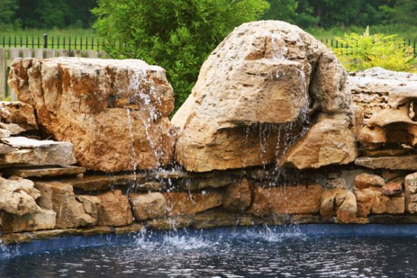 waterfall and pool design